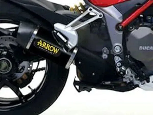 71832AKN  Arrow Indy Race Exhaust, Aluminum Dark for Ducati Multistrada 1200 /1260 2015-2020