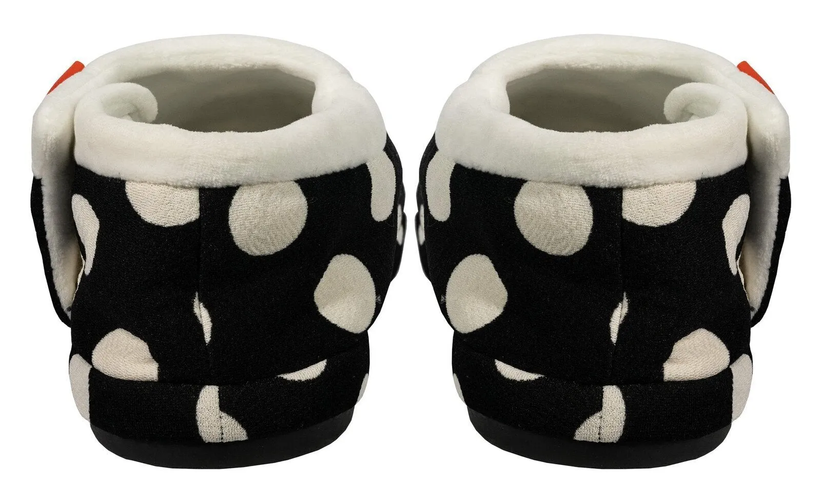 ARCHLINE Orthotic Slippers CLOSED Arch Scuffs Pain Moccasins Relief - Black/White Polka Dots - EUR 43 (Womens 12 US)