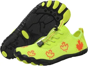 Barefoot Zero Drop Hiking Waterproof Shoes Women Grounded Waterproof Footwear for Women Breathable Non-Slip Athletic Footwear Wide Toe Water Shoes for Hiking Neuropathy Lightweight Walking Shoe