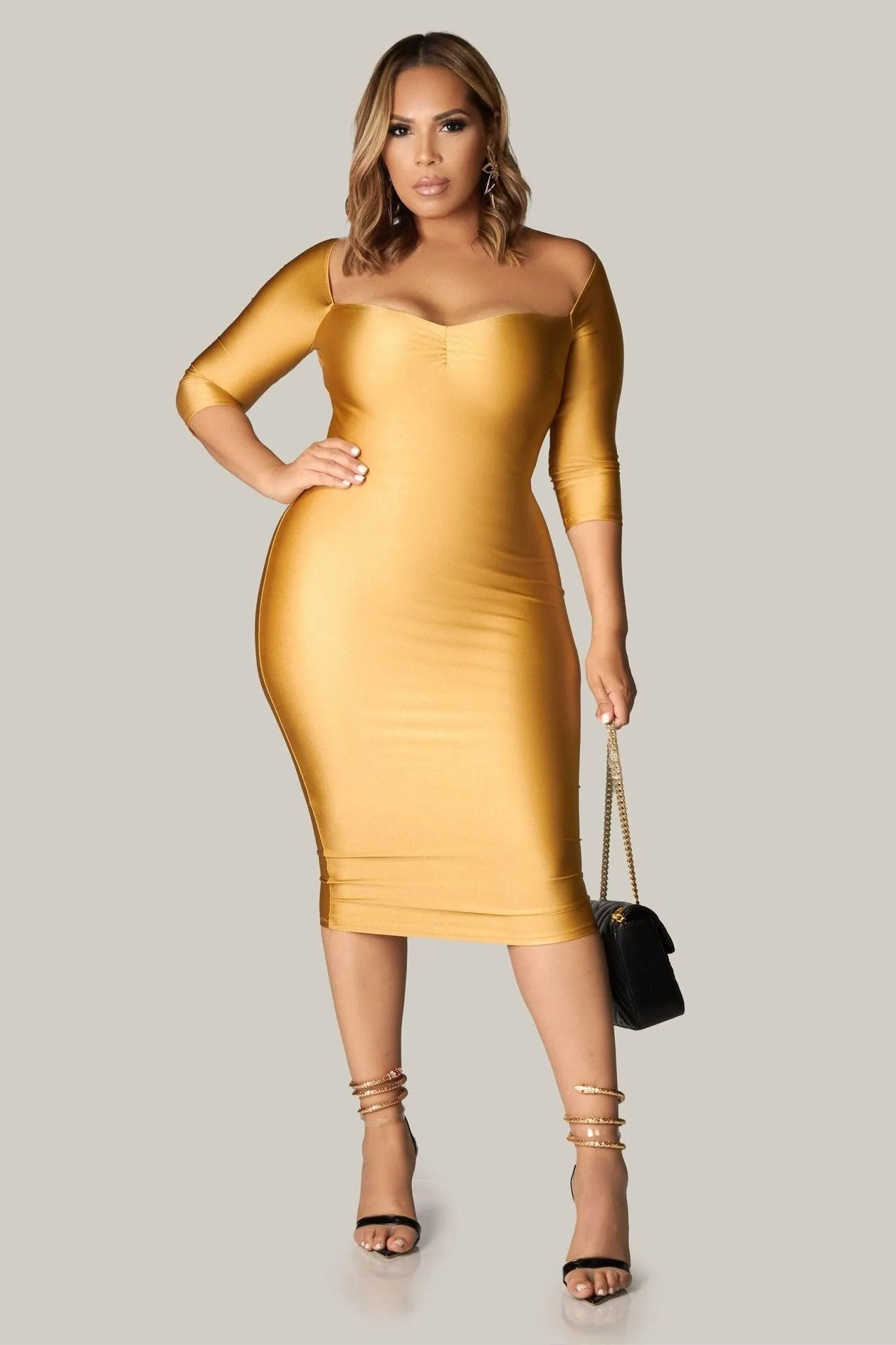 Bethany Slimming Midi Dress