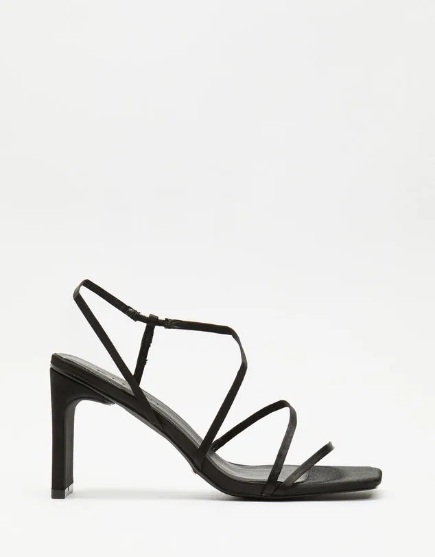 Billini Valetta Heel - Black Satin