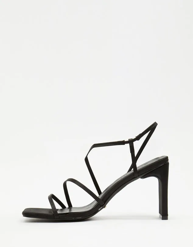 Billini Valetta Heel - Black Satin