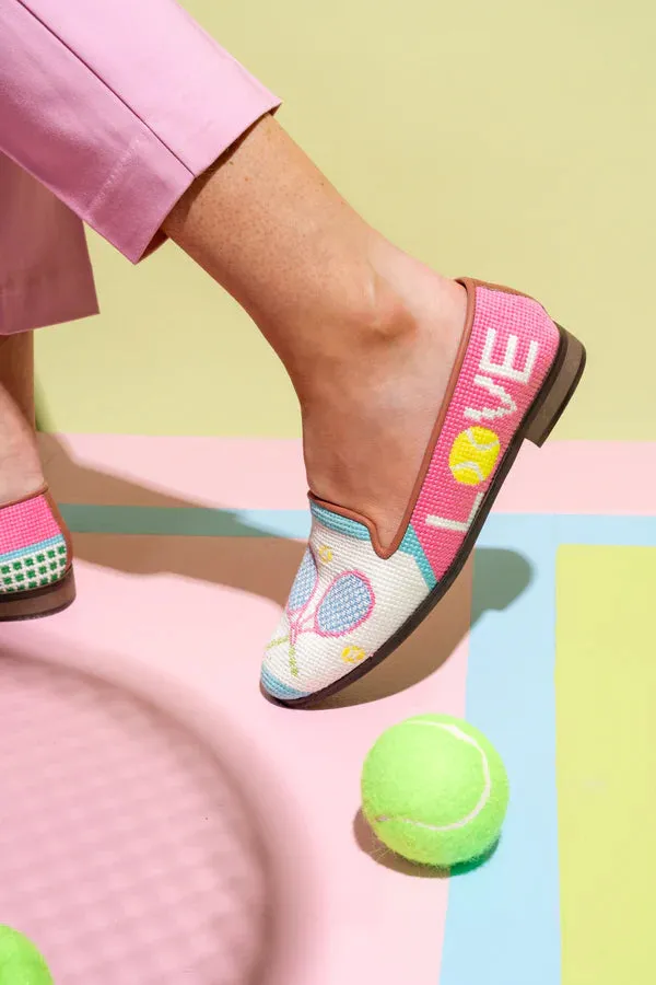 BY PAIGE - NEEDLEPOINT LOAFER IN TENNIS