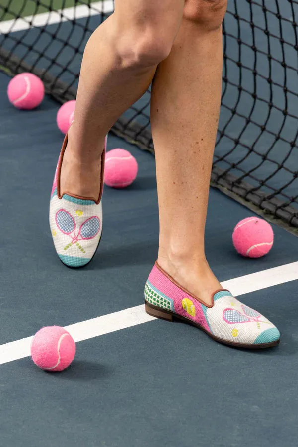 BY PAIGE - NEEDLEPOINT LOAFER IN TENNIS