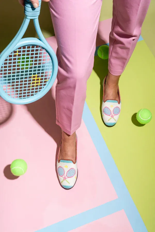 BY PAIGE - NEEDLEPOINT LOAFER IN TENNIS