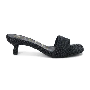 Capricorn Square Toe Kitten Heel Pumps