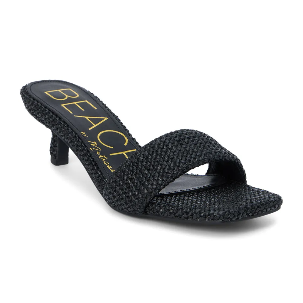 Capricorn Square Toe Kitten Heel Pumps