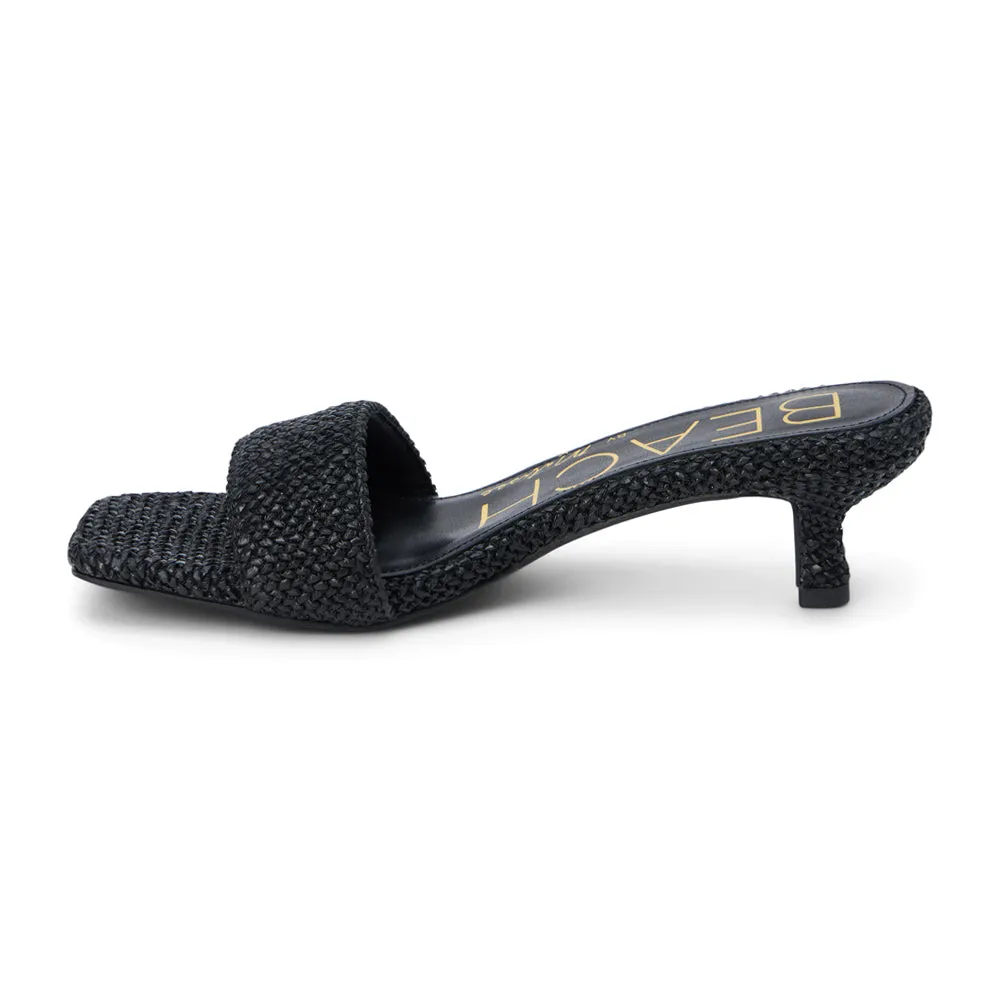 Capricorn Square Toe Kitten Heel Pumps