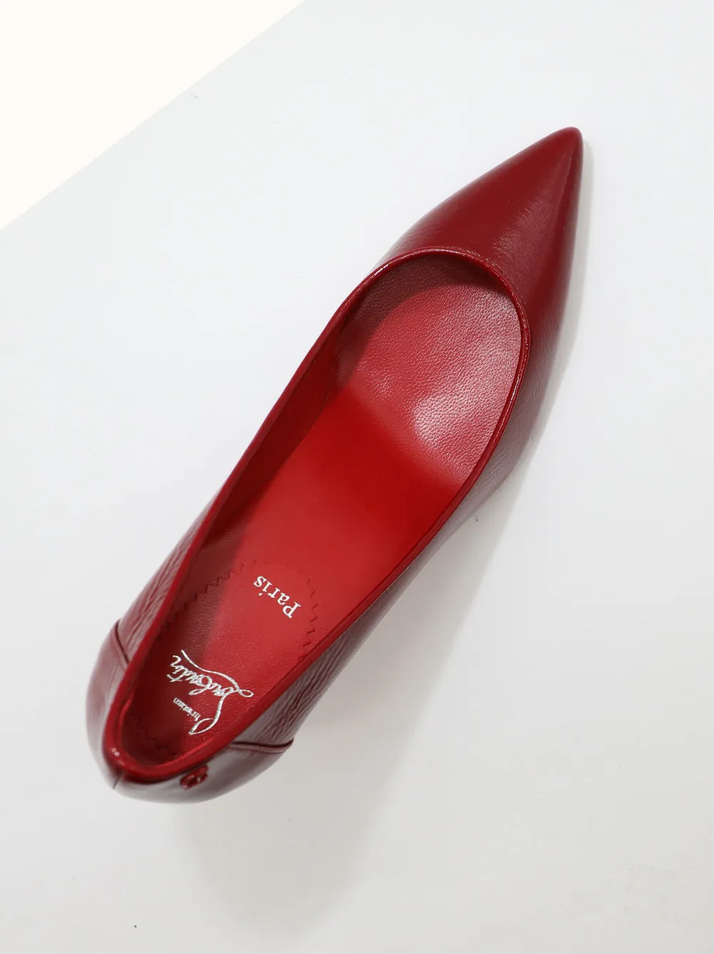 Christian Louboutin Sporty Kate 85 Pat Pumps in Loubi | In-Store Only