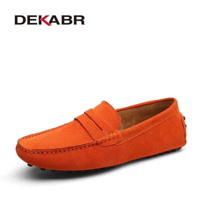 DEKABR Fashion Men's Genuine Leather Loafers Moccasins. #VezzyWorld