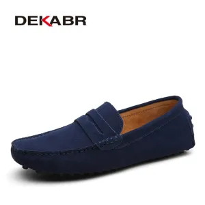 DEKABR Fashion Men's Genuine Leather Loafers Moccasins. #VezzyWorld