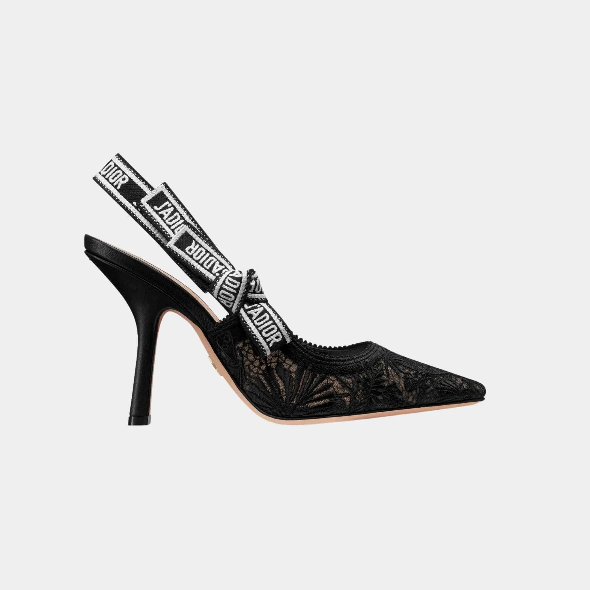 Dior JAdior Slingback Pump Transparent Mesh Black