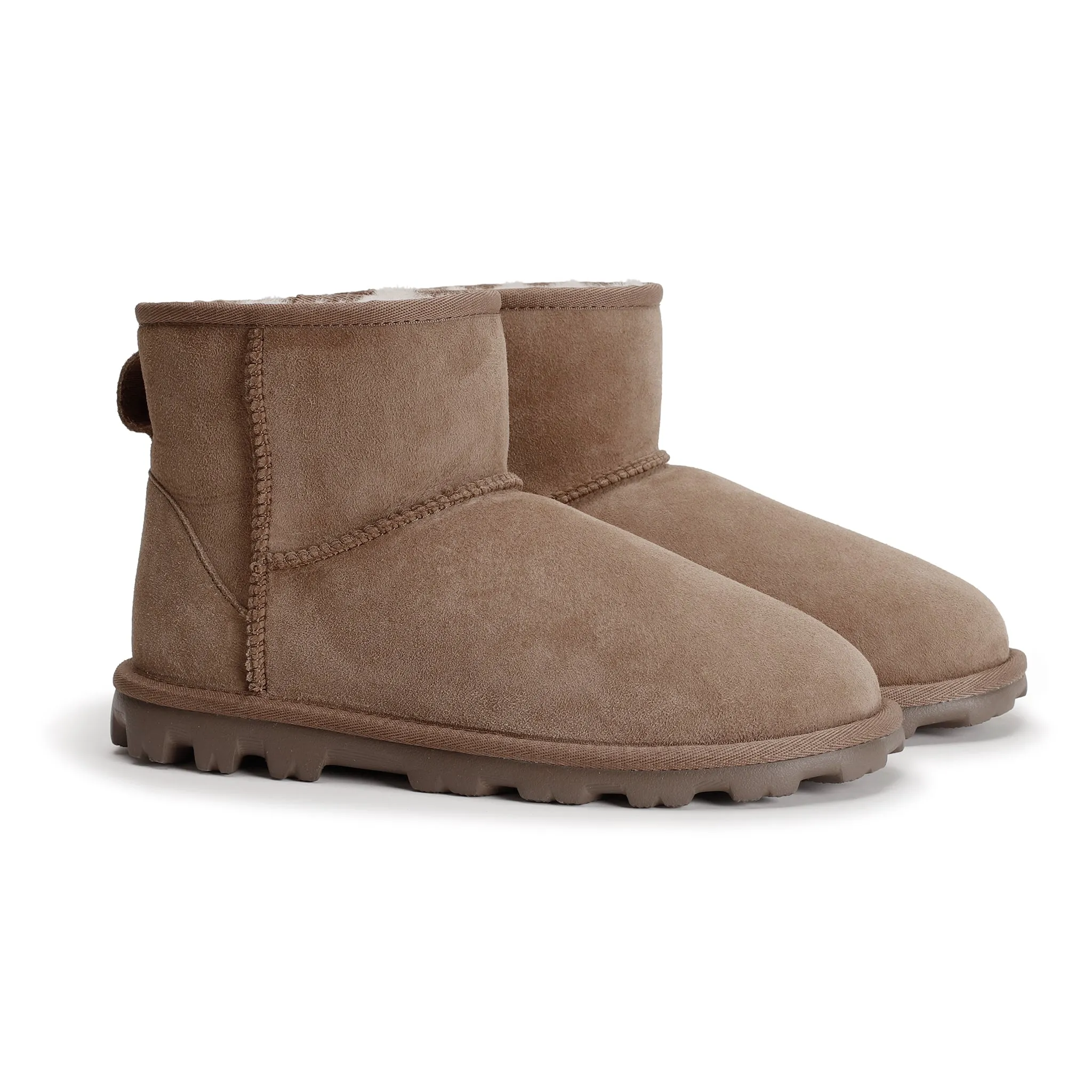 ELLA SHEARLING ANKLE BOOTS