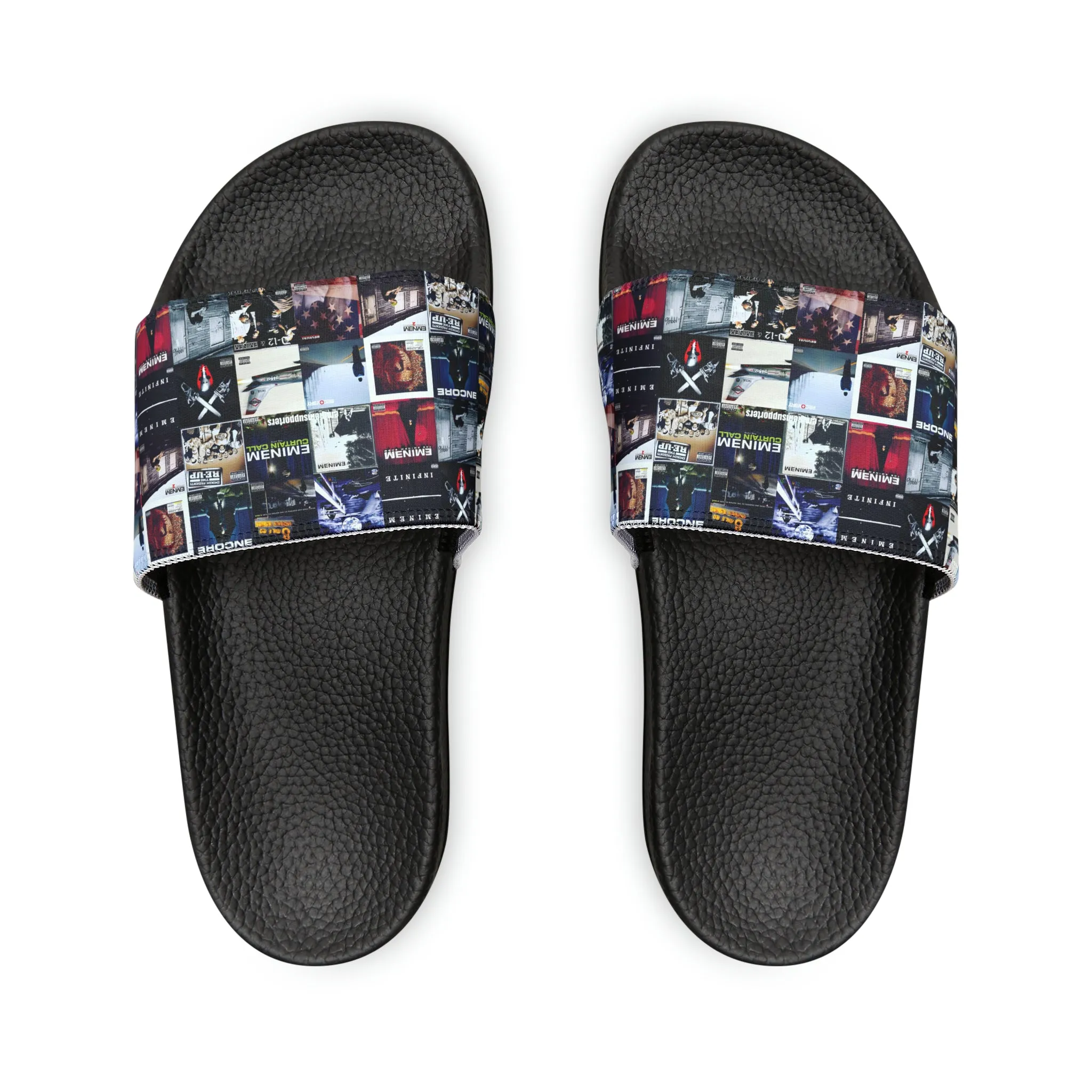 Eminem Album Art Cover Collage Women's Slide Sandals