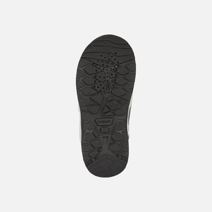 GEOX Girls Sentiero Winter Boots Grey/Rose