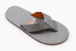 Hari Mari Men's Dunes Sandal - Grey/Orange Blue Nylon