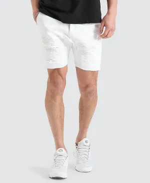 Hell Cat Shorts White