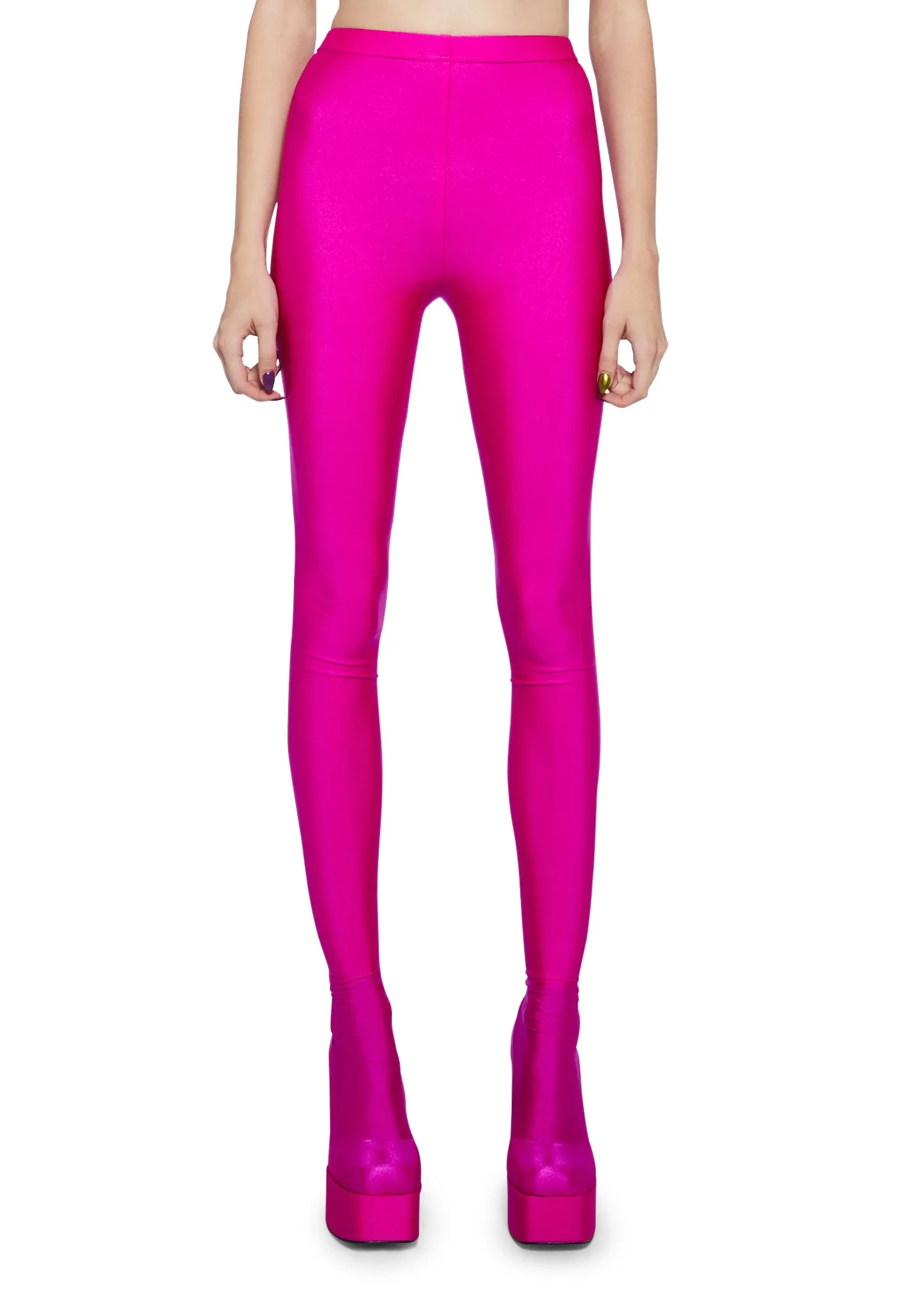 Hey Hey Platform Pant Boots- Pink