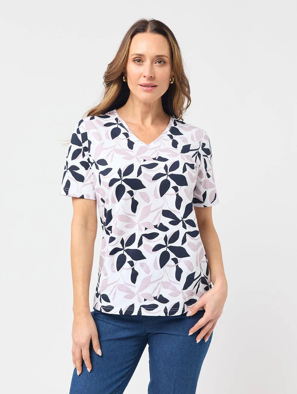 Luisa V Neck Top