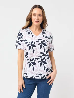 Luisa V Neck Top