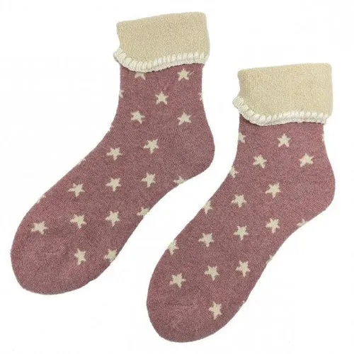 Luxurious Cuff Star House Socks