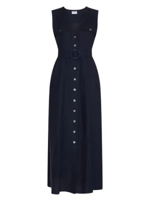 Marella Picchio Dress in Navy