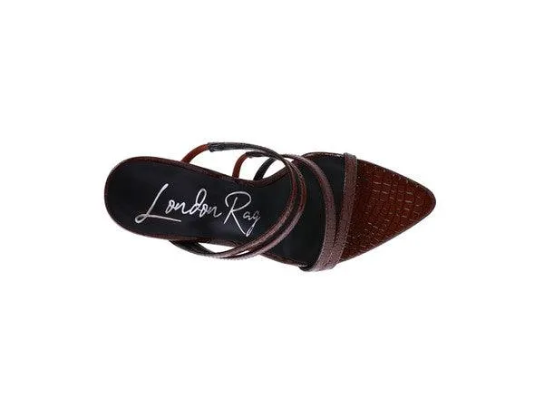 New Affair Croc Metal High Heeled Sandals