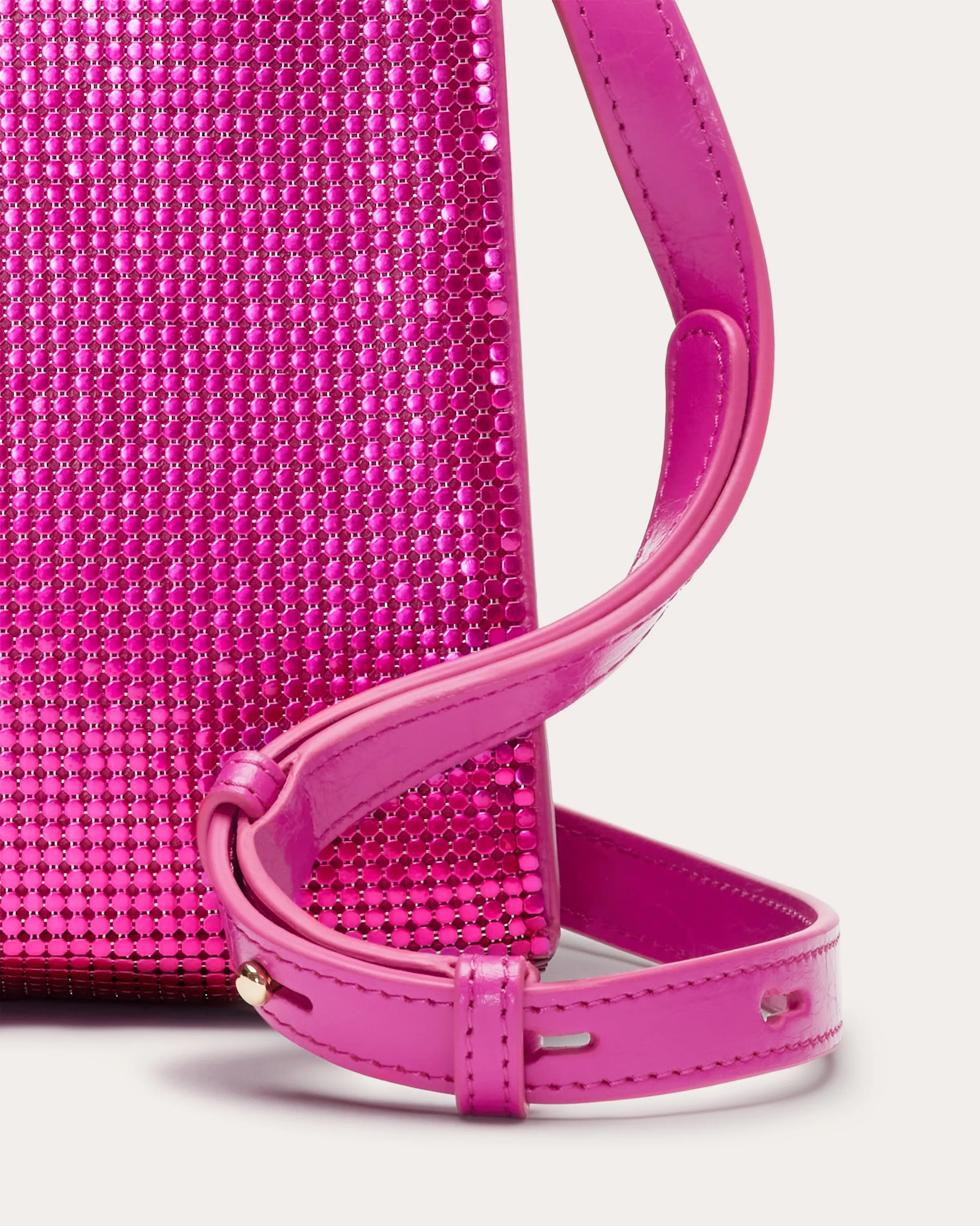 Portia Leather Chainmail Bag