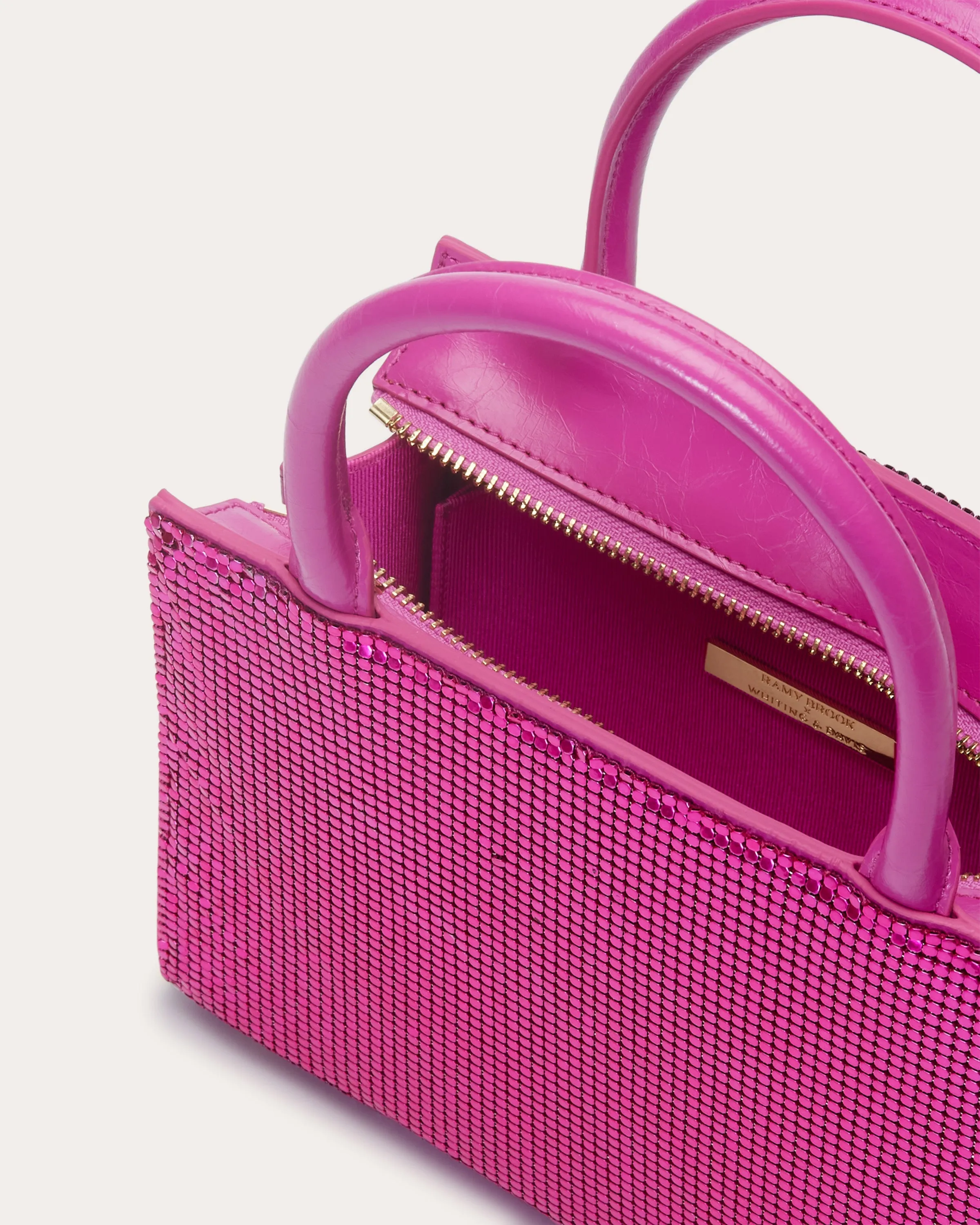 Portia Leather Chainmail Bag
