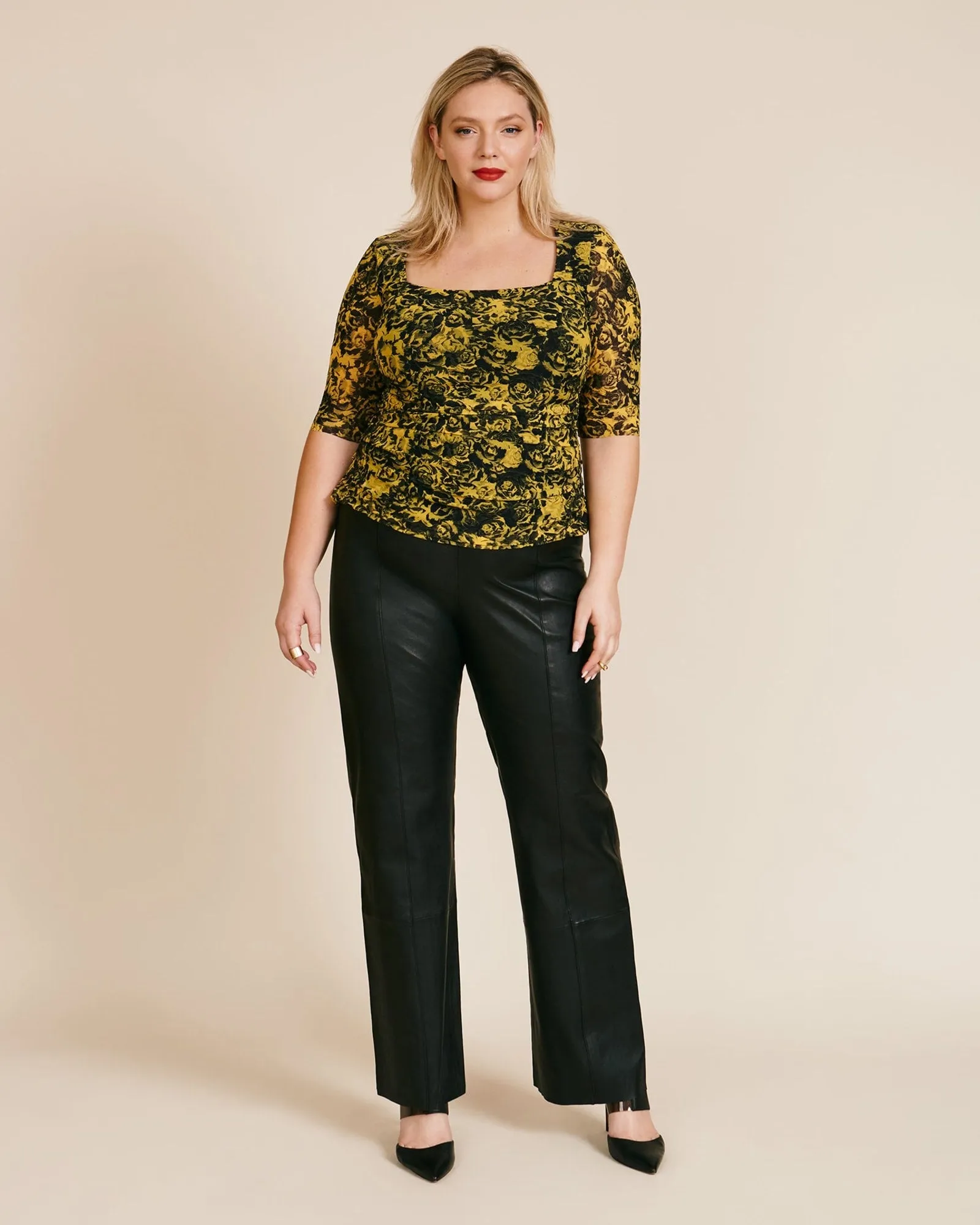Printed Mesh Top | LEMON