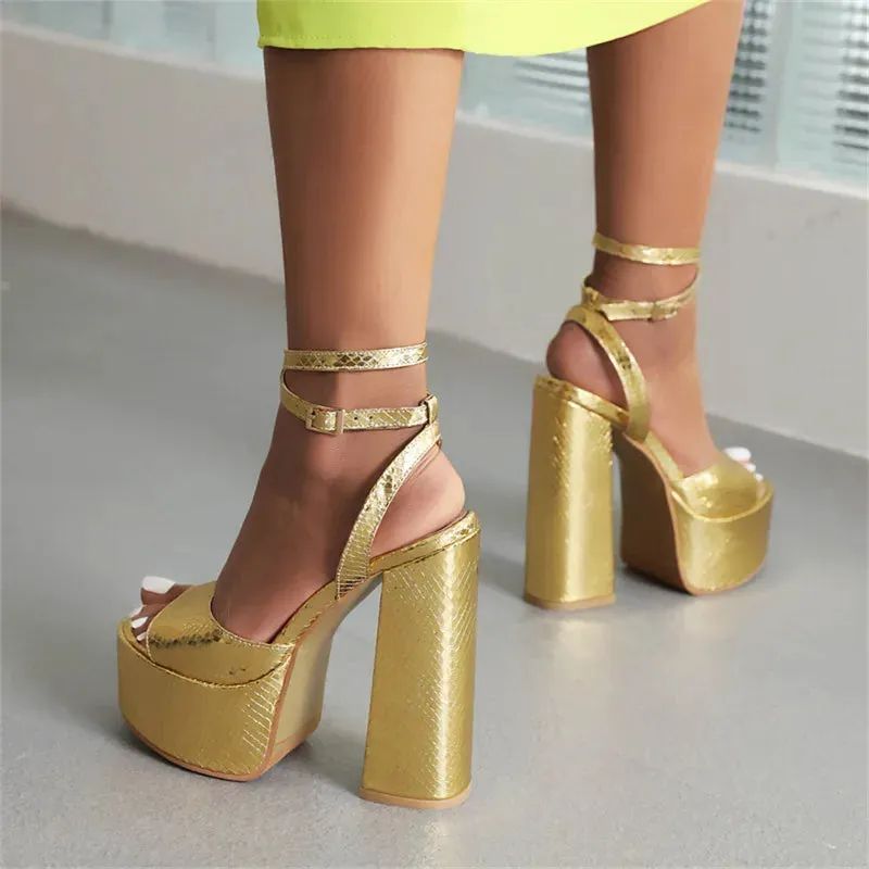Public Desire Platform Block Heels