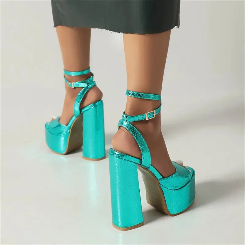 Public Desire Platform Block Heels