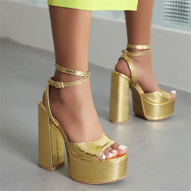 Public Desire Platform Block Heels