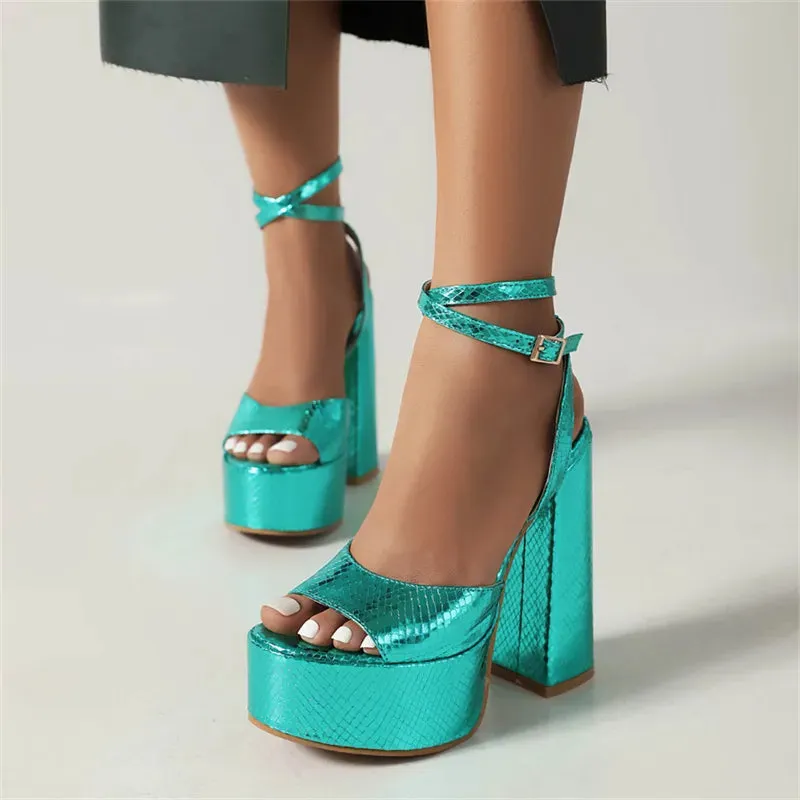 Public Desire Platform Block Heels