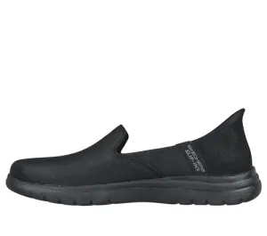 Skechers Women's Slip on Loafer, Black, 9