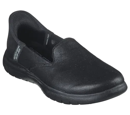 Skechers Women's Slip on Loafer, Black, 9