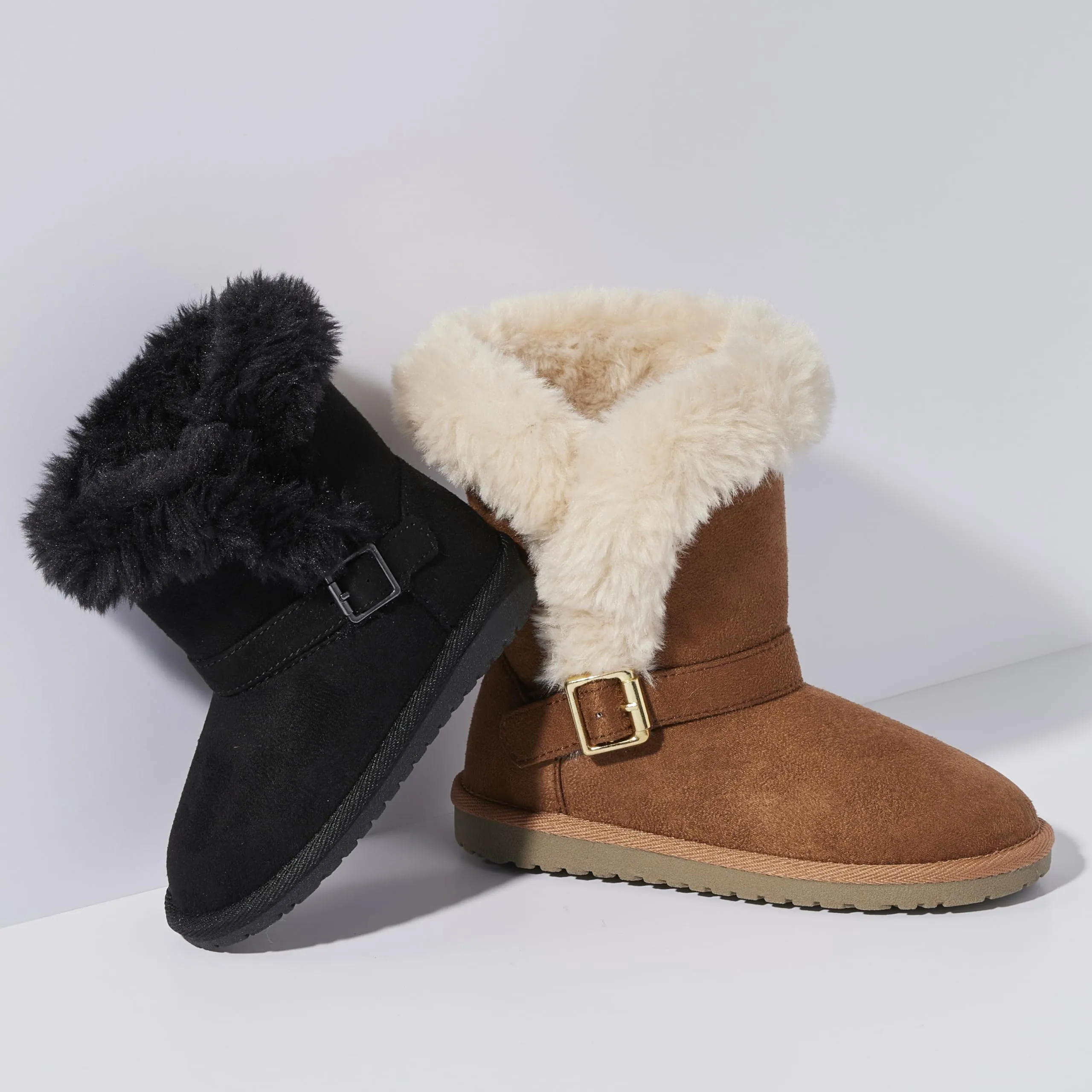 The Children's Place Girls Warm Lightweight Winter Boot Fashion, Onyx, 3 Big Kid