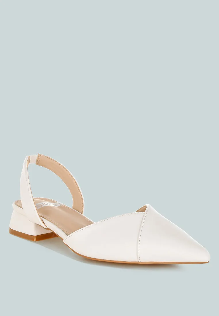 Tijay Soft Real Leather Slingback Sandals