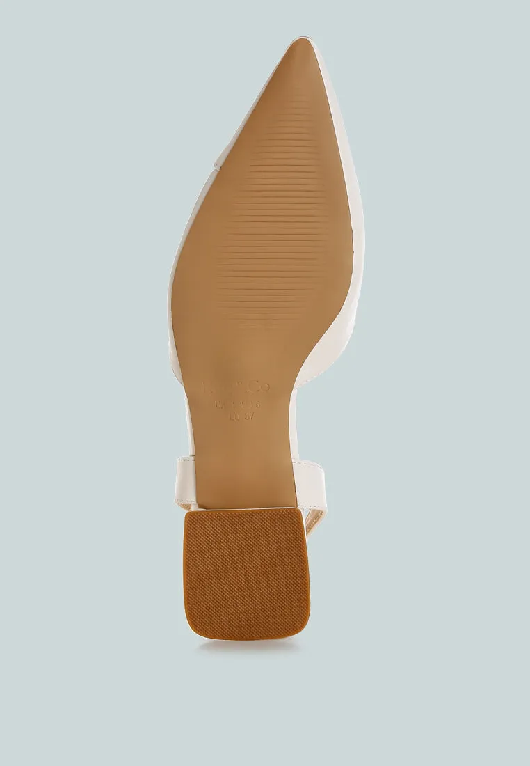 Tijay Soft Real Leather Slingback Sandals