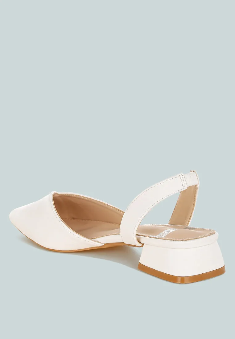 Tijay Soft Real Leather Slingback Sandals