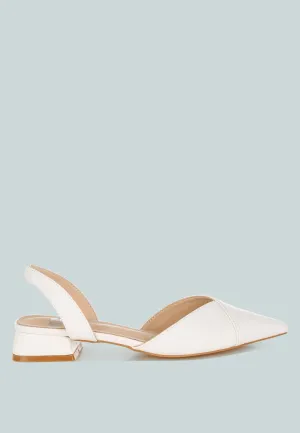 Tijay Soft Real Leather Slingback Sandals