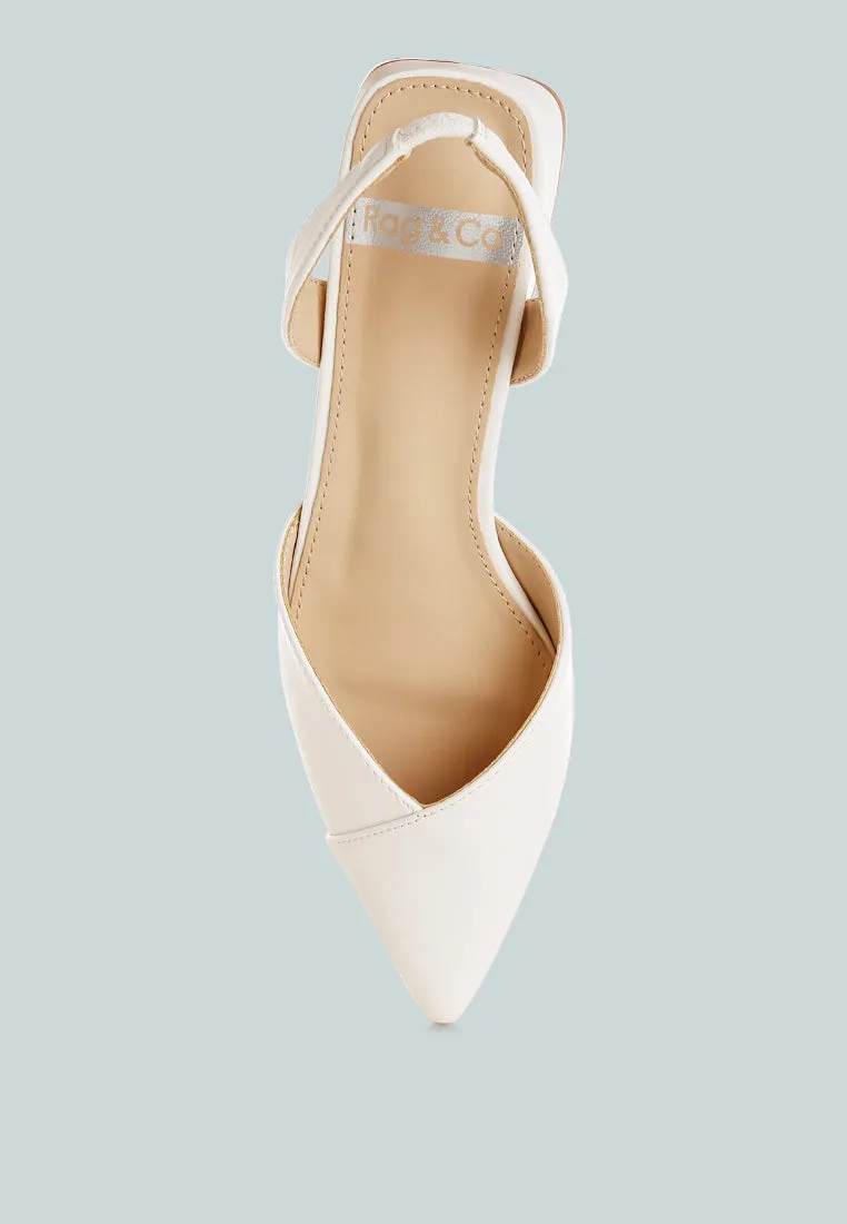 Tijay Soft Real Leather Slingback Sandals
