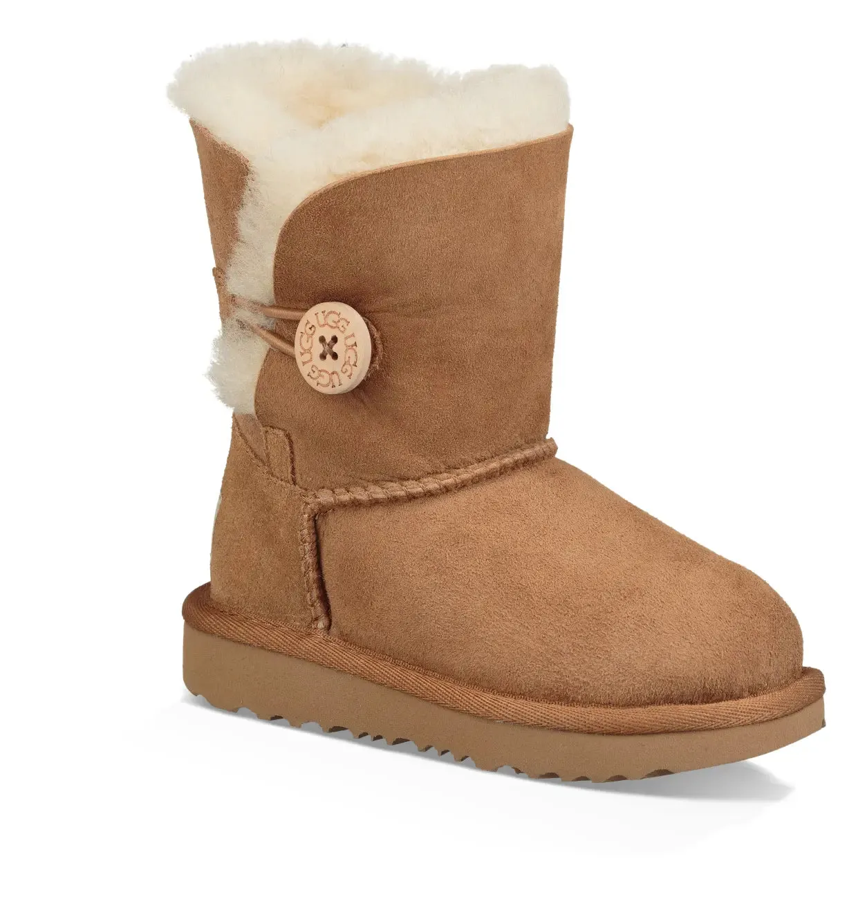 Toddler’s UGG Bailey Button II – Cozy Sheepskin Boot with Versatile Style