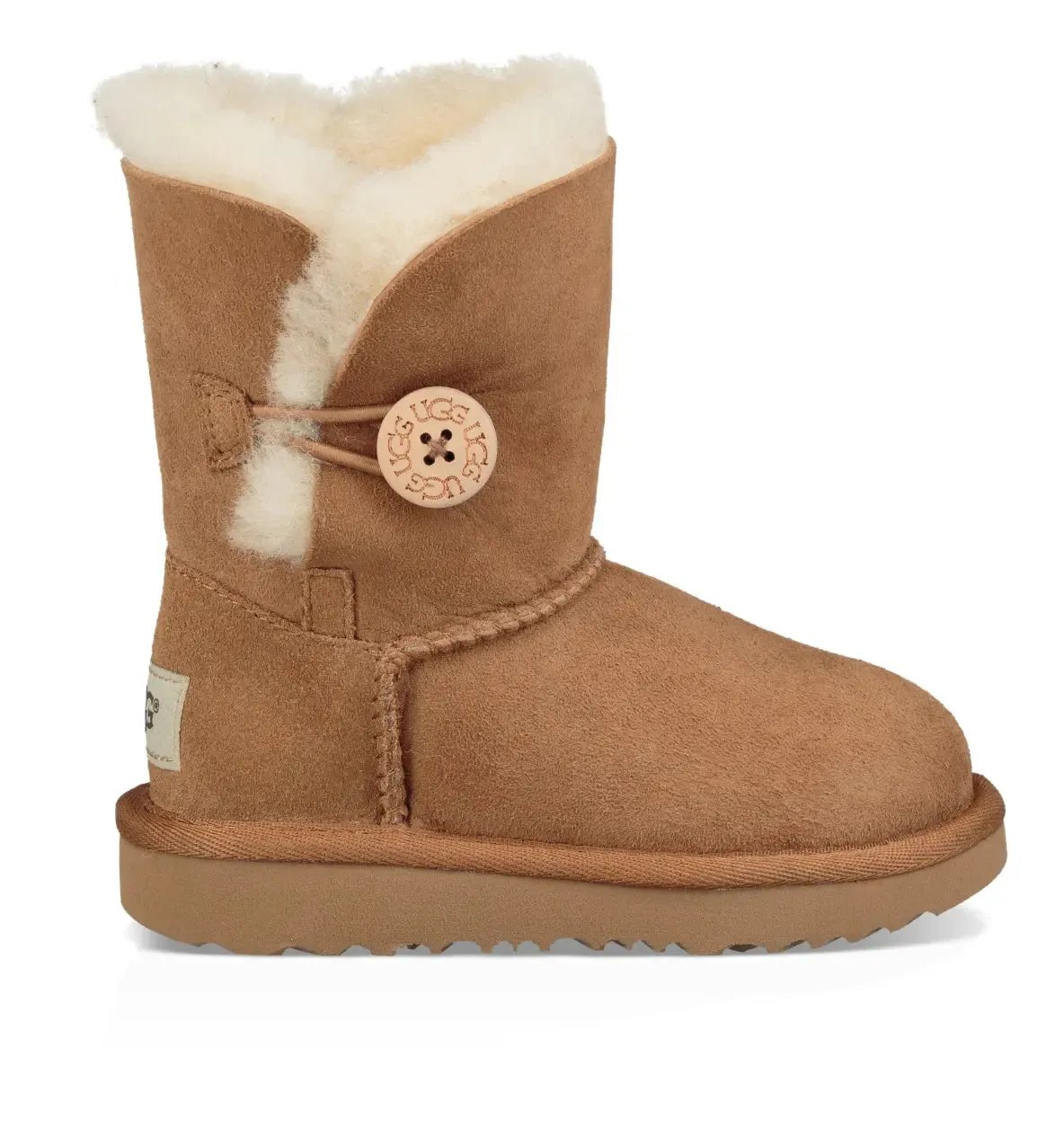 Toddler’s UGG Bailey Button II – Cozy Sheepskin Boot with Versatile Style
