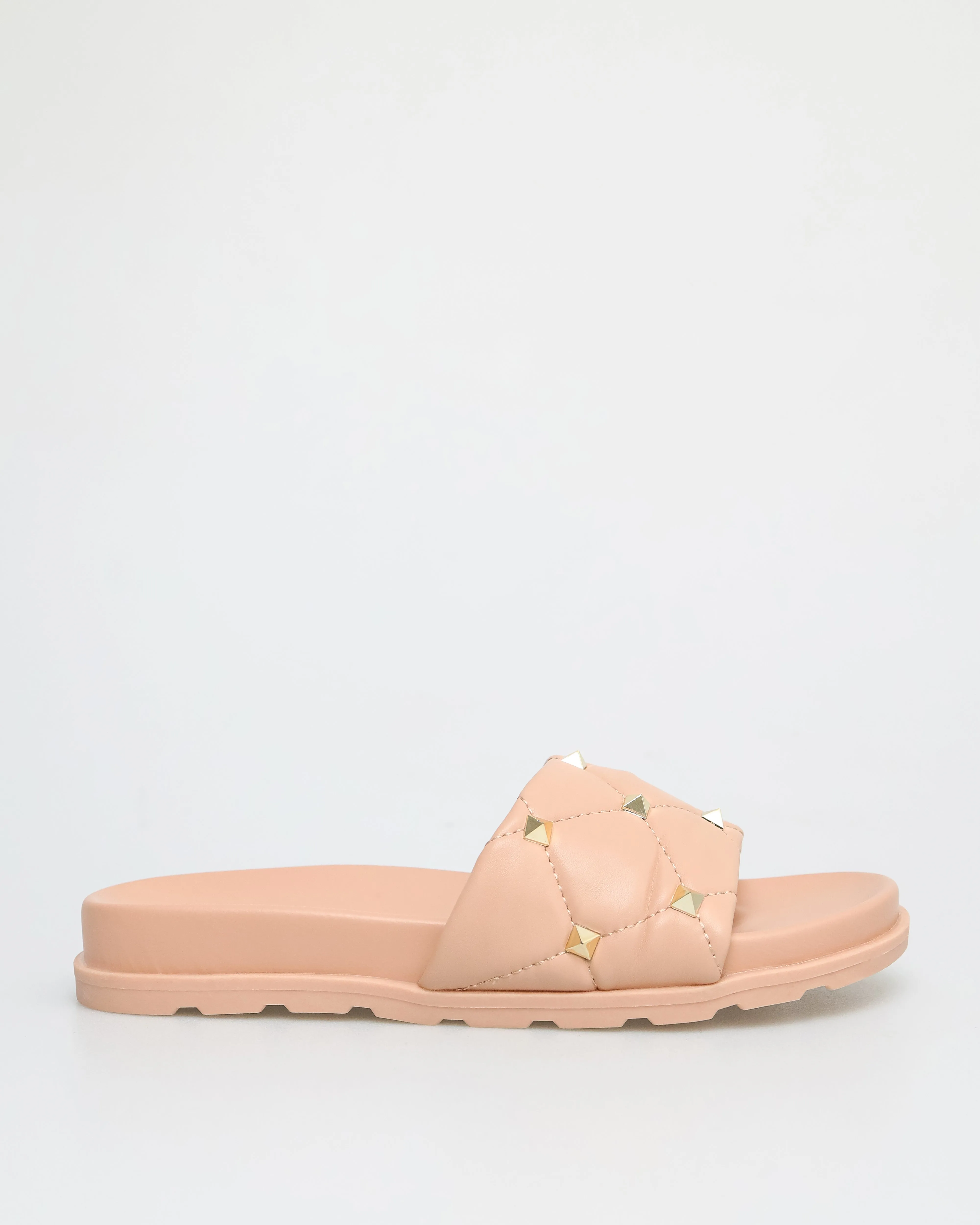 Tomaz NN215 Ladies Stud Quilted Sandals