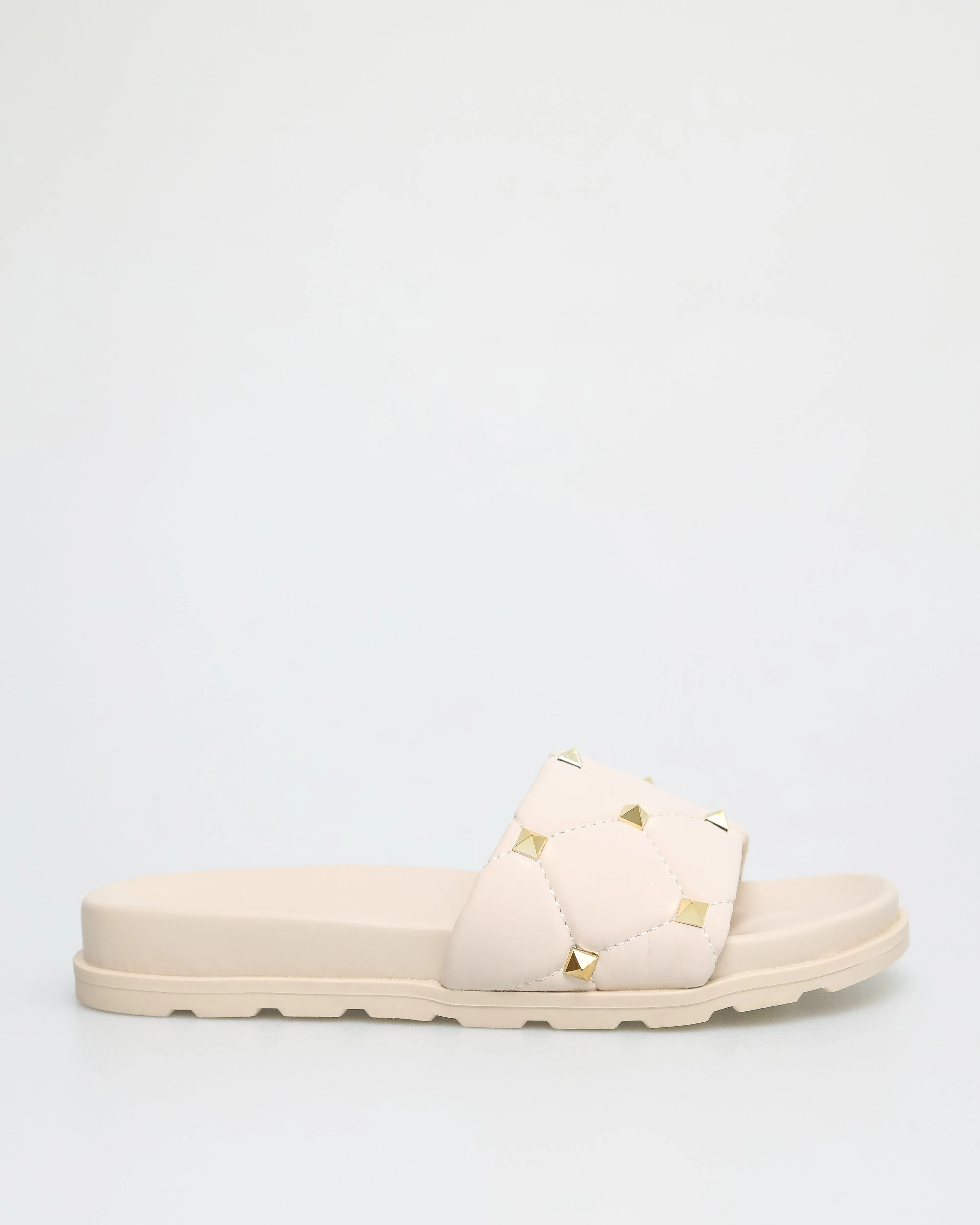Tomaz NN215 Ladies Stud Quilted Sandals