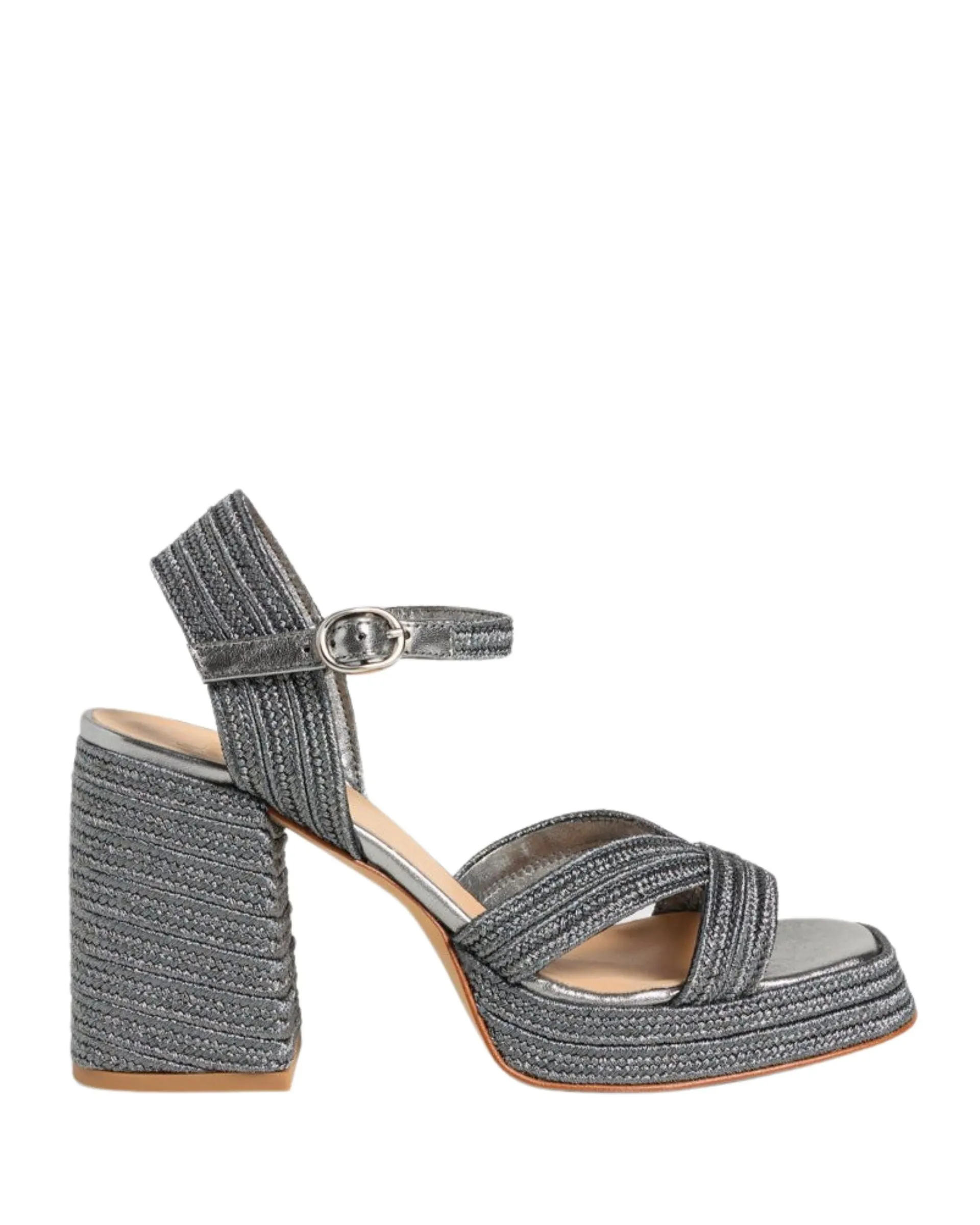 Valle Grey Platform Sandal