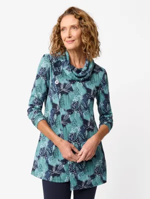 Vayda Cowl Neck Top