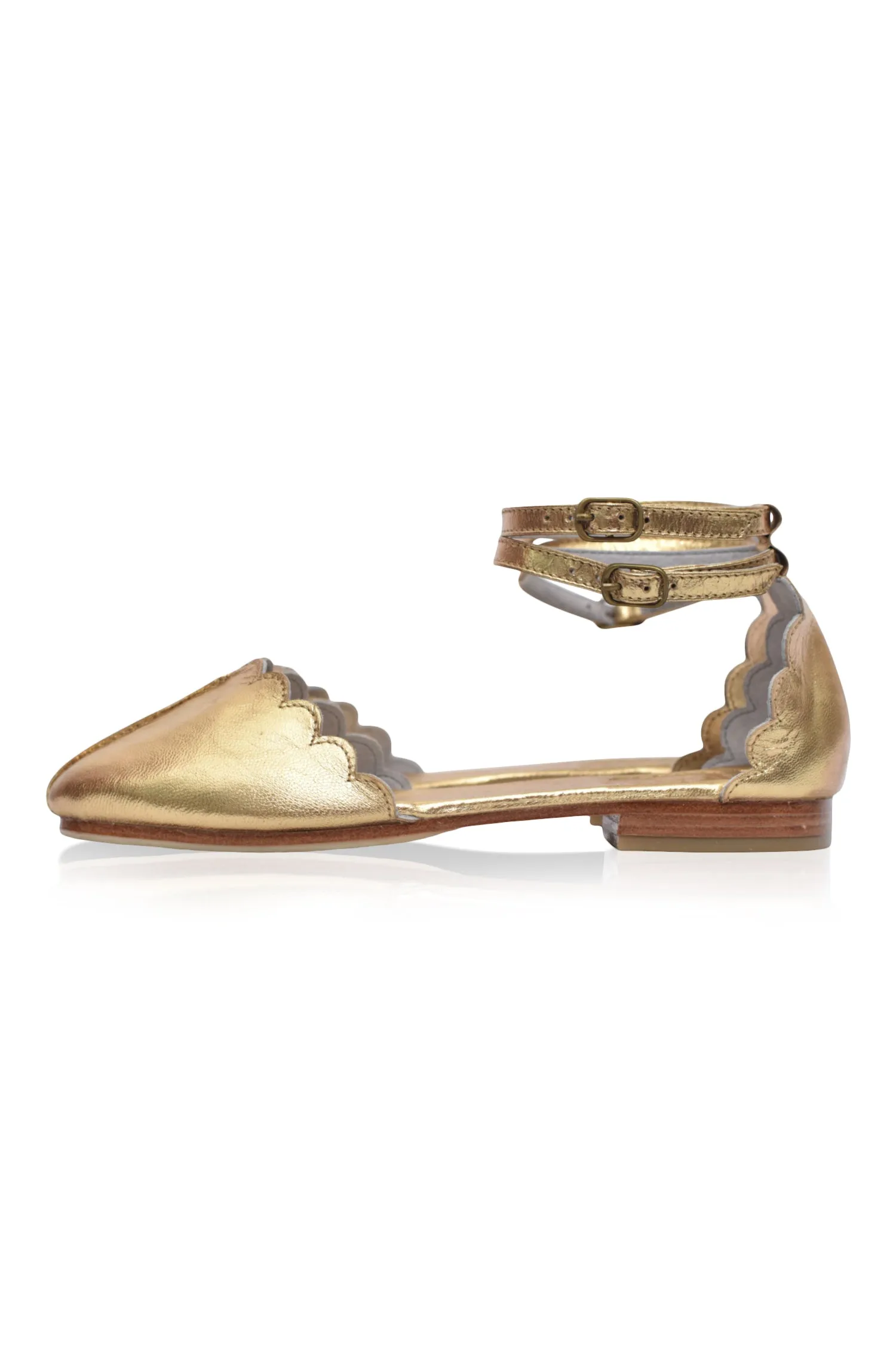 Venus Leather Flats (*Sz. 12)