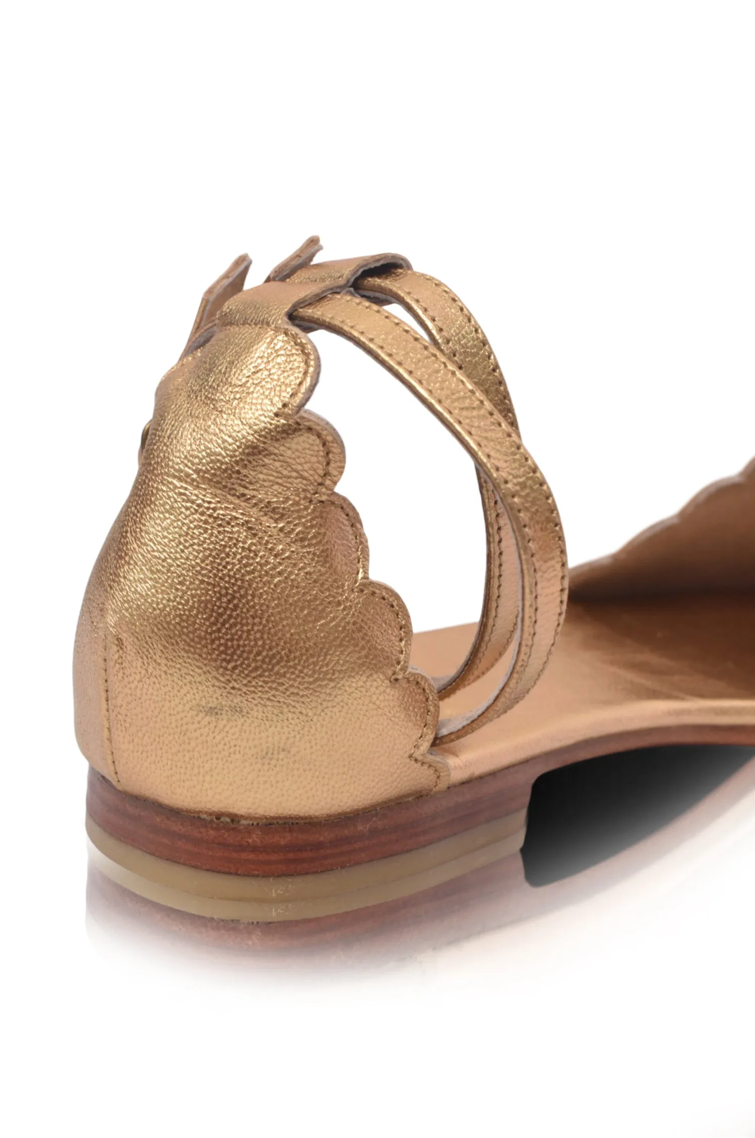 Venus Leather Flats (*Sz. 12)